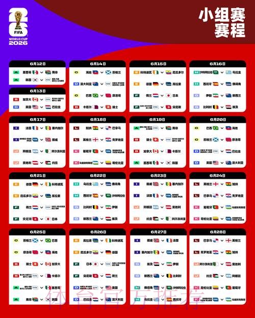 2026世界杯北美比赛时间 2026世界杯北美比赛时间